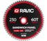 Диск пильный Ravic по стали и сэндвич-панелям 230x2,0/1,6x25,4 мм Z=60 213.0230 1