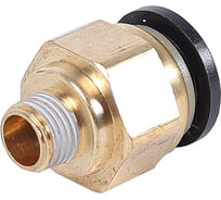 Фитинг трубки ПВХ Крал прямой (наружная резьба) М10х1-12 мм ЛАТУН (10 шт) 3059