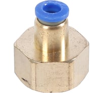 Фитинг трубки ПВХ Крал прямой (внутренняя резьба) М22х1.5 -6 мм (10 шт) 3209