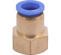 Фитинг трубки ПВХ Крал прямой (внутренняя резьба) М22х1.5 -10мм (10 шт) 3212