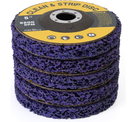 Зачистной коралловый диск на УШМ TILFLEX Coral-Button Wheel 125 мм (5 шт.) TL43/5
