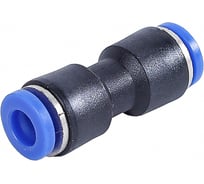 Соединитель трубки Крал ПВХ, полиамид d=6мм прямой (100 шт) 1380