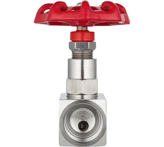 Кран игольчатый TITAN LOCK нержавеющий ВР-ВР, DN25 TL25NVS