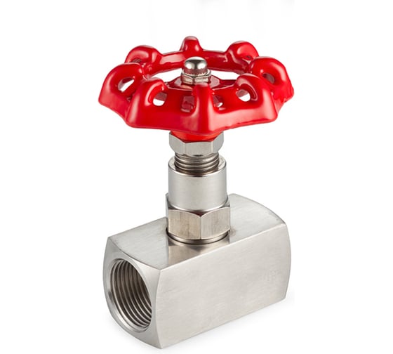 Кран игольчатый TITAN LOCK нержавеющий ВР-ВР, DN10 TL10NVS