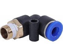 Фитинг трубки ПВХ Крал угловой ( наружн. резьба ) M10х1-6 мм (25 шт) 3063