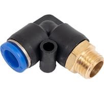 Фитинг трубки ПВХ Крал угловой ( наружн. резьба ) M12х1.25-8 мм (10 шт) 3066