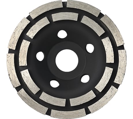 Чашка алмазная зачистная двухрядная (115x22.2 мм) KROTEC 3801021