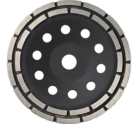 Чашка алмазная зачистная двухрядная (180x22.2 мм) KROTEC 3801024