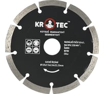Диск алмазный сегментный (125x22.2 мм) KROTEC 5606002