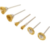 Набор щеток для гравера латунных WORTEX 1335684