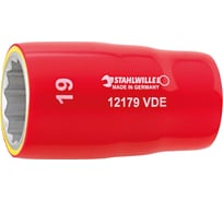 Головка торцевая с изоляцией VDE 12-гранная 1/2", 13 мм Stahlwille 03370013 В0000000179074
