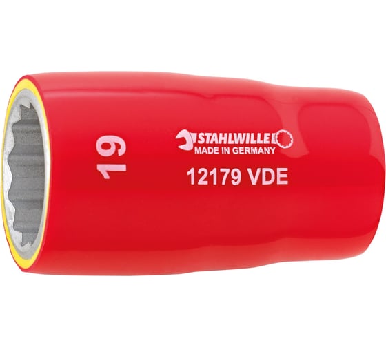 Головка торцевая с изоляцией VDE 12-гранная 1/2", 14 мм Stahlwille 03370014 В0000000179075 1