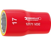 Головка торцевая с изоляцией VDE 12-гранная 3/8", 10 мм Stahlwille 02380010 В0000000175448