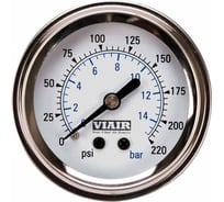 Манометр 2 220 PSI с подсветкой белый Viair 90089