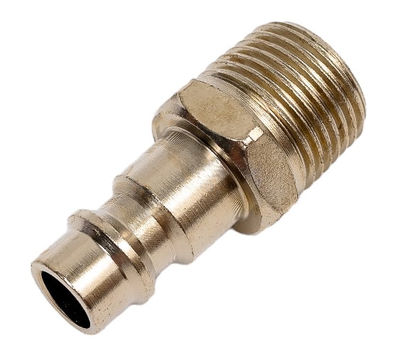 Штуцер быстросъемный 10 шт, рапид EURO папа – наружная резьба M3/8" Pegas pneumatic 3109