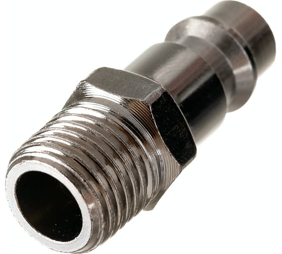 Штуцер быстросъемный 10 шт, рапид EURO папа – наружная резьба M1/4 Pegas pneumatic 3103