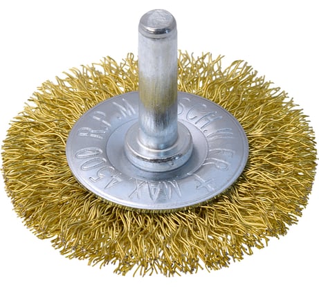 Щетка радиальная плоская (50 мм; латунированная проволока 0.3 мм) для дрели SCH.W.ERT 5605007
