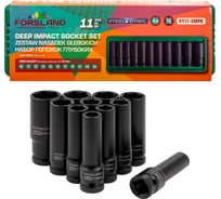 Набор головок ударных глубоких Forsage 11 предметов 1/2 6 граней Forsland-4117-5MPB(65469)