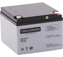 Батарея аккумуляторная свинцово-кислотная герметизированная (12 В; 26 Ач) CHALLENGER AS12-26