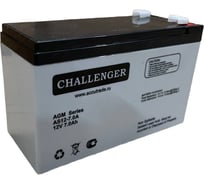 Батарея аккумуляторная свинцово-кислотная герметизированная (12 В; 7 Ач) CHALLENGER AS12-7.0