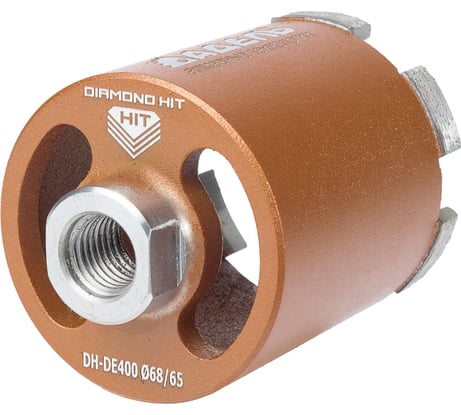 Сверло алмазное для подрозетников DH-DE400 (68/65 мм; M16; 6 сегментов) Адель ДУУ00005753