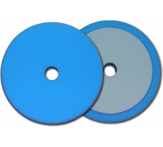 Круг полировальный с отверстием №3/80 (150/30 мм; синий) FITTER F09/02/BL-150-H