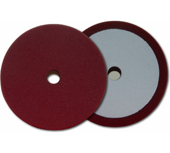 Круг полировальный с отверстием №12/80 (150/30 мм; бордовый) FITTER F09/02/BG-150-H