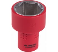 Головка торцевая диэлектрическая шестигранная (24 мм; 3/8") KING TONY 3335VE24M