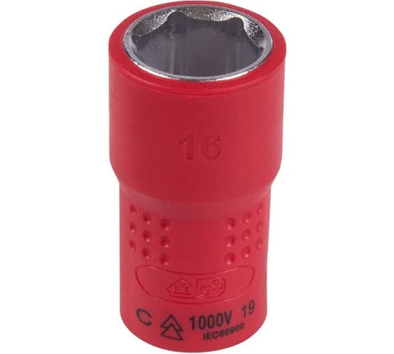 Головка торцевая диэлектрическая шестигранная (16 мм; 3/8") KING TONY 3335VE16M