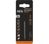 Сверло по металлу HSS-Co (2х24х49 мм) AEG AAKHSSCBT2-0 4932479323