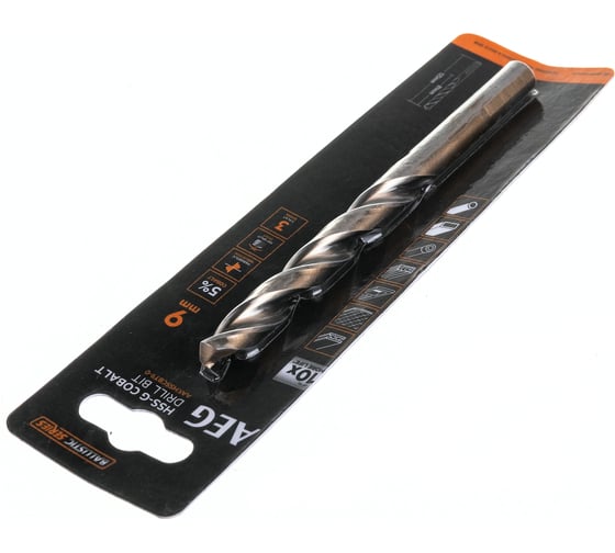 Сверло по металлу HSS-Co (9х81х125 мм) AEG AAKHSSCBT9-0 4932479339
