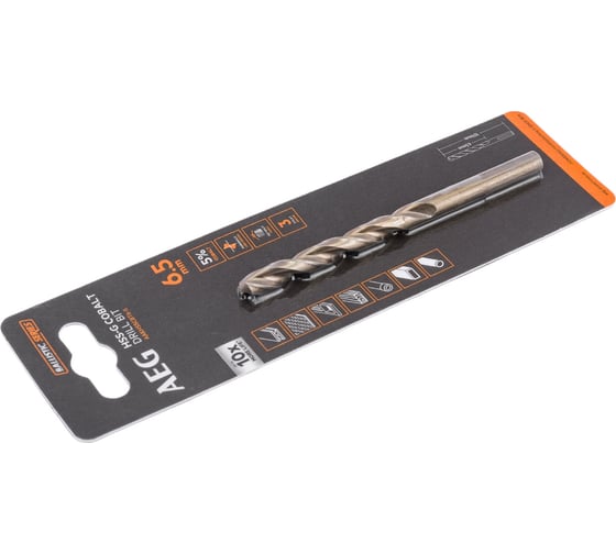 Сверло по металлу HSS-Co (6.5х63х101 мм) AEG AAKHSSCBT6-5 4932479335