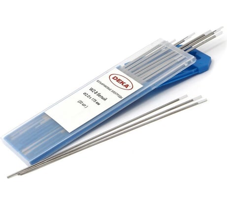 Электрод вольфрамовый WZ-8 (20 шт; 2 мм; белый) DEKA УТ-00000121