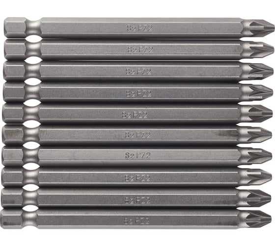 Биты 10 шт, PZ2, 90 мм AEG ASDPZ29010 4932479518