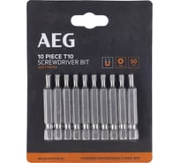 Биты 10 шт, T10, 50 мм AEG ASDT105010 4932479521