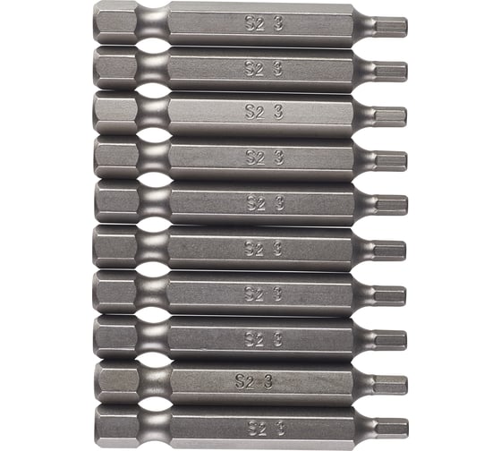 Биты 10 шт, Hex 3, 50 мм AEG ASDH35010 4932479519