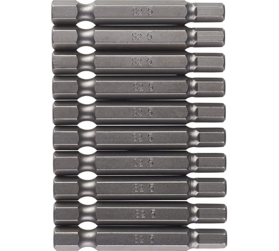 Биты 10 шт, Hex 5, 50 мм AEG ASDH55010 4932479525