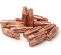 Наконечники контактные (100 шт; М6х28 мм; 0.8 мм; медь) DEKA СТ000001803