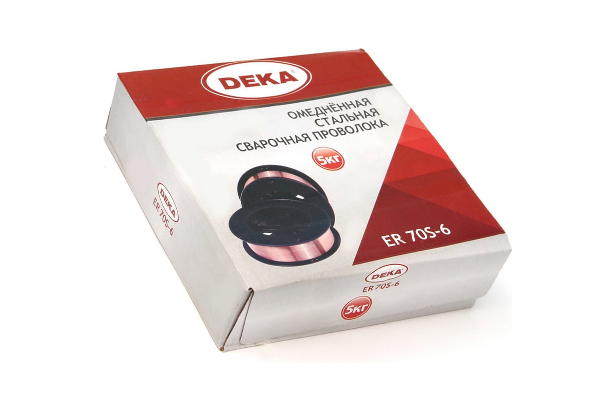 Проволока омедненная ER70S-6 (1 мм; 5 кг) DEKA СТ000001712 - выгодная ...
