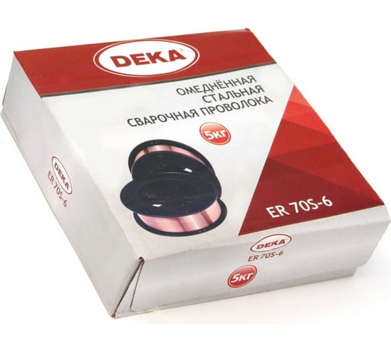 Проволока омедненная ER70S-6 (0.8 мм; 5 кг) DEKA СТ000001711