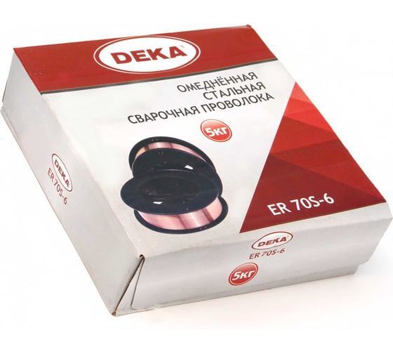 Проволока омедненная ER70S-6 (0.6 мм; 5 кг) DEKA СТ000001710