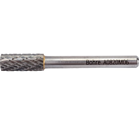 Борфреза твердосплавная Bohre цилиндрическая, тип A 08-20-М-06-L65 КБ001375