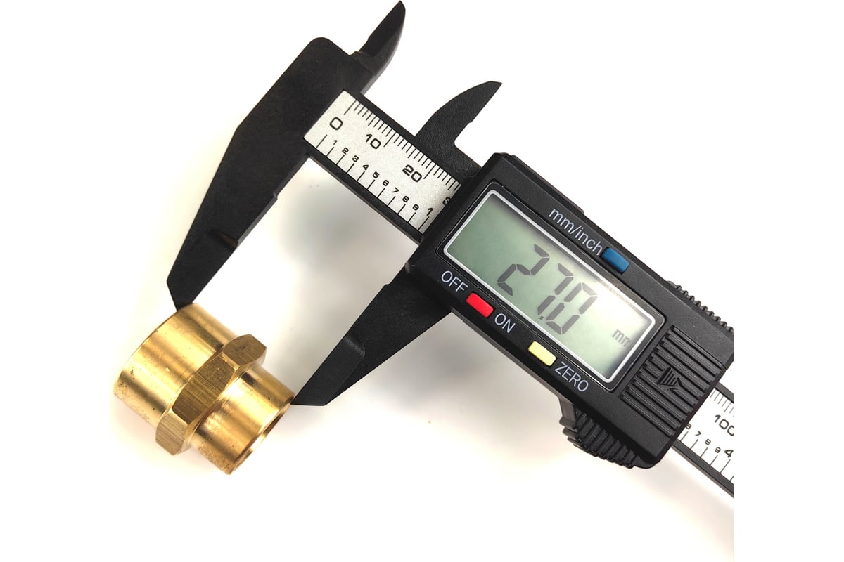 Муфта Профитт латунная переходная пневмо 1/2\" ВР х 3/8\" ВР 9276010 ...