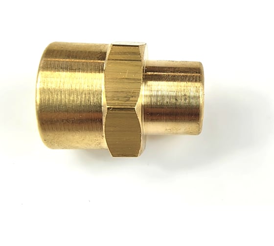 Муфта латунная переходная пневмо 1/2" ВР х 1/4" ВР Профитт 9275990