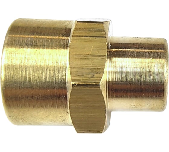 Муфта латунная переходная пневмо 1/2" ВР х 1/4" ВР Профитт 9275990 1