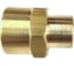 Муфта латунная переходная пневмо 1/2" ВР х 1/4" ВР Профитт 9275990 1