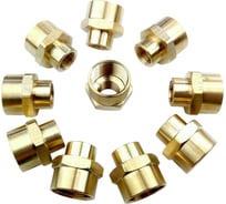 Муфта Профитт латунная переходная пневмо 1/2" ВР х 1/4" ВР, 10 шт 9276003