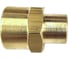 Муфта Профитт латунная переходная пневмо 1/2" ВР х 1/4" ВР, 10 шт 9276003 2
