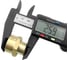 Муфта Профитт латунная переходная пневмо 1/2" ВР х 1/4" ВР, 10 шт 9276003 4