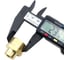Муфта Профитт латунная переходная пневмо 1/2" ВР х 1/4" ВР, 10 шт 9276003 6